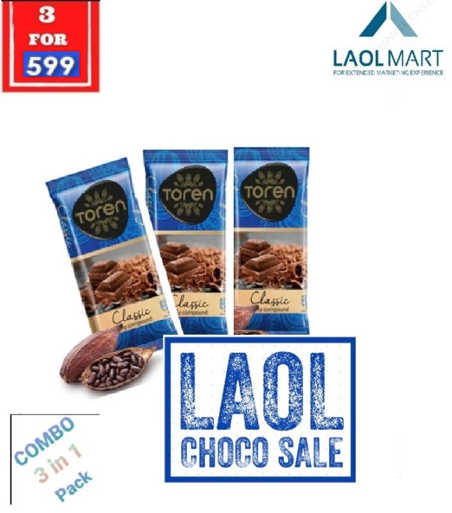 TOREN CLASSIC BLUE CHOCOLATE 52G 3 X 1 PACK - by Laol Mart