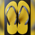 High Quality And Durable Natural Rubber Plain Slippers. 