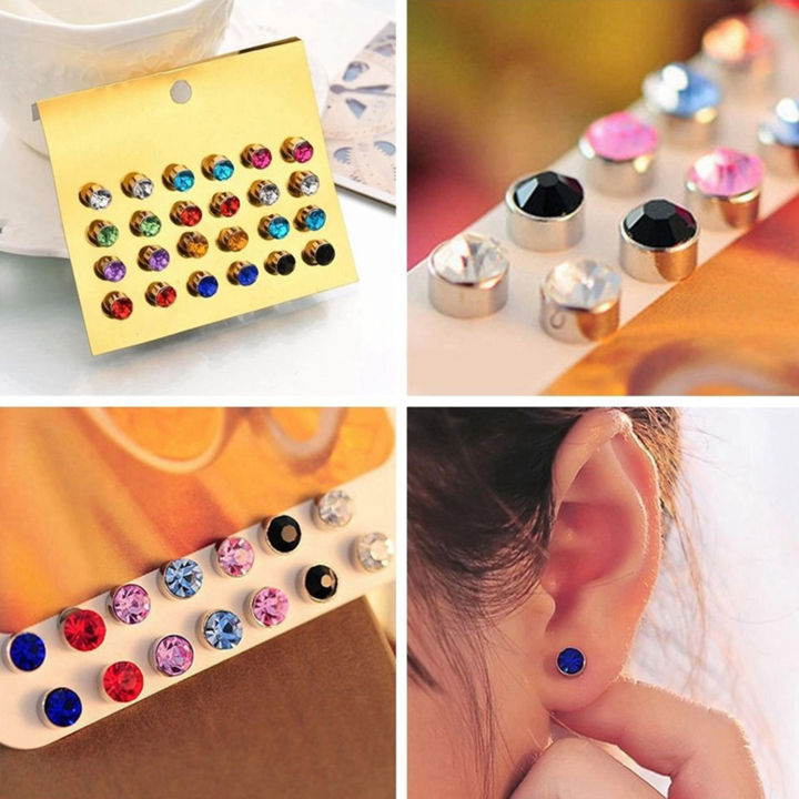 12Pcs/Set%20Earrings%20Nickel-free%20with%20Rhinestone%20Alloy%20Women%20Earring%20Jewelry%20for%20Birthday%20-%20Image%204