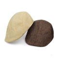 EB Men's British Cotton Linen Beret - Duckbill Breathable Cap. 