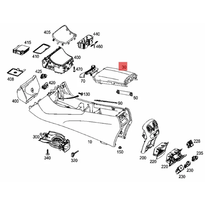 A2056800796%20Car%20Console%20Armrest%20Box%20Lid%20Storage%20for%20Mercedes%20Benz%20C%20GLC%20Class%20W205%20C300%20C43%20C63%20AMG%202015-2020%202056808804%20Replacement%20-%20Image%206