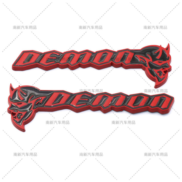 DEMON%20Modified%20Hellcat%20Labeling%20Applicable%20to%20Dodge%20Challenger%20Demon%20Side%20Seam%20Label%20Car%20Badge%20Sticker%20Long%20-%20Image%205