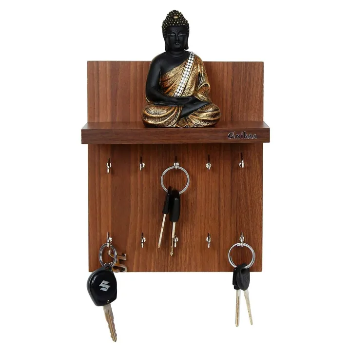 VTEC Key Holder with Shelf / Wall Hanger / Wall decor / Wall Shelf / Storage Rack