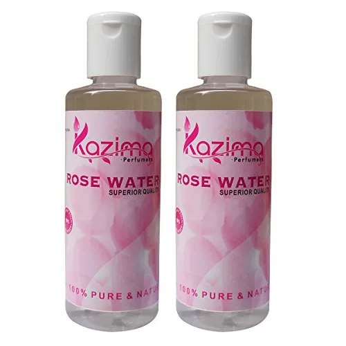 KAZIMA Rose Water (Gulab Jal), 100 ml (Pack of 2)(FROM INDIA)NUZ