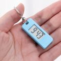 Creative Simple Rectangle Lightweight Practical Keychain Backpack Buckle Digital Watch New Delicate Luminous Silent Hangable ABS Pocket Electronic Clock Work Study Exam Supplies. 