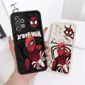 Tubes For Xiaomi Redmi 11T + Pro 4G Note 12 Turbo 5G Spider-Man Phone Soft Head Panel Square Screen Silicone Fully Wrapped Shockproof Rubber Case Camera. 