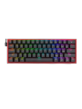 Redragon K617 FIZZ 60% Wired RGB Gaming Keyboard, 61 Keys Compact Mechanical Keyboard White & Grey Mixed-Colored Keycaps. 