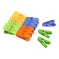 Heavy Plastic Cloth Clips - 24Pcs Cloth Clips Pins Pegs Hanging Clothing Clip. 
