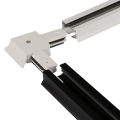 Led Track Light Rail 2 Wires Track Rail Fitting Aluminum 0.5M 1M Rails Jointer I Connector T For Store Home Spot Track Install. 