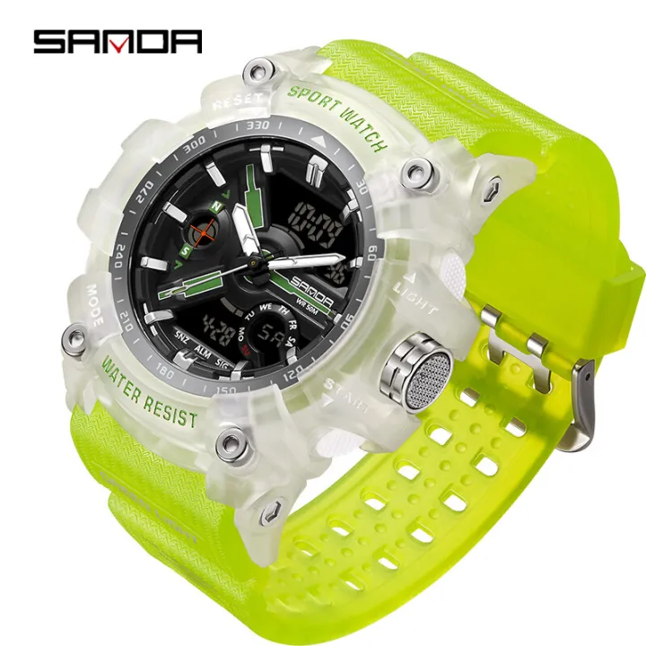 【Miga Plaza】 Fall-resistant Military Multi-display Dial Luminous Luxury Quartz Watch Gift SD3179-14