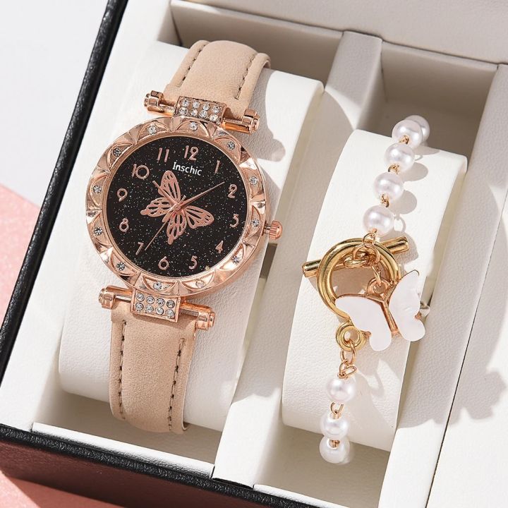 2PCS%20Set%20Female%20New%20Luxury%20Ladies%20Watch%20Bracelet%20Set%20Quartz%20Wristwatch%20Women%20Watch%20Clock%20Gift%20Leather%20Strap%20Reloj%20Mujer%20-%20Image%207