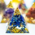 1.18in Natural Crystal Pyramid Energy Generator Quartz Amethyst Reiki Healing Crystal Chakra Pyramid Meditation Tool Home Decor. 