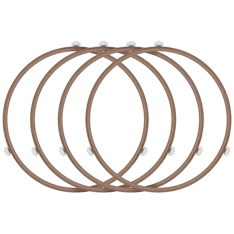 FS-4Pack Microwave Roller Ring Microwave Oven Turntable Ring Plate