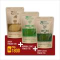 Pepe Ceylon Natural Ginger powder & Natural Moringa Leaf powder & Natural Curry Leaves Powder. 