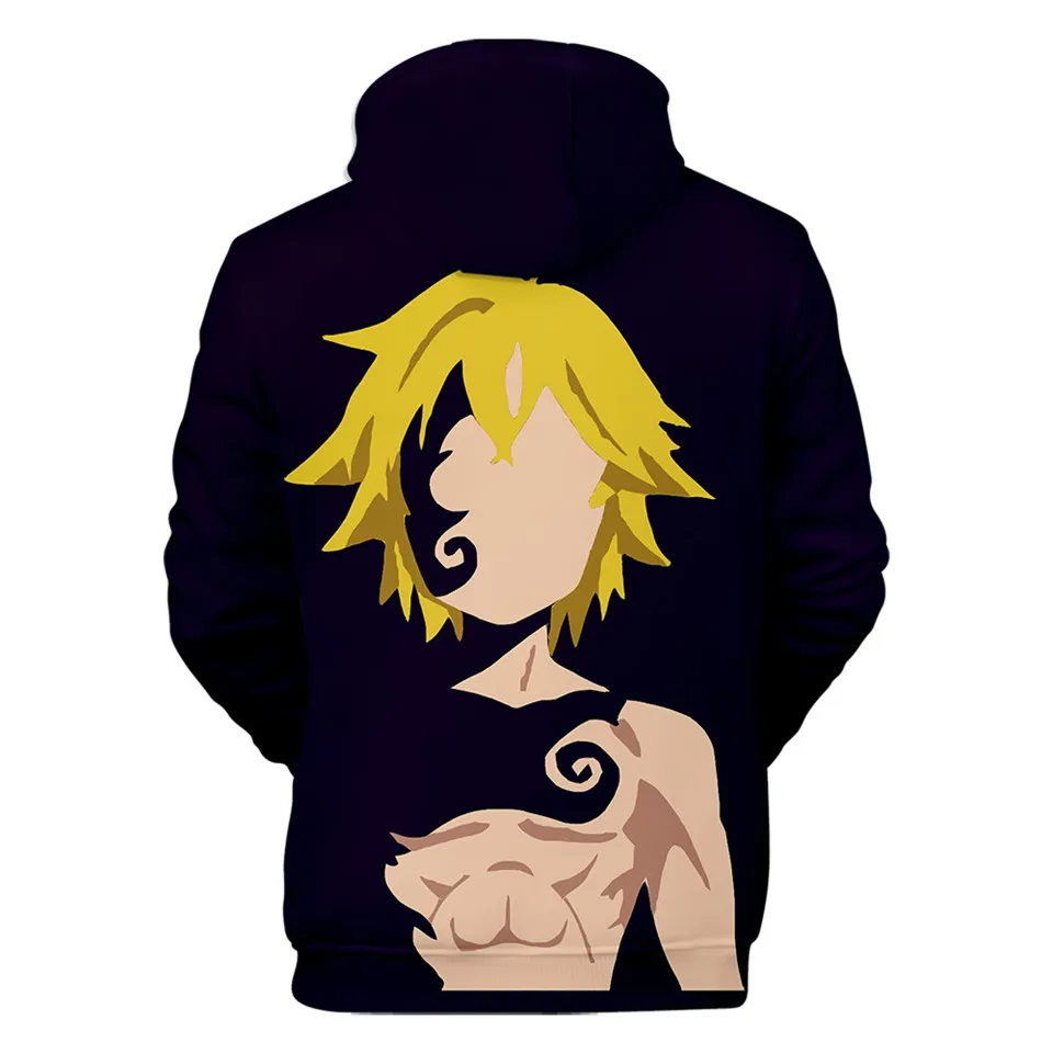 NEW Nanatsu No Taizai Meliodas Men's Oversized Hoodie The Seven