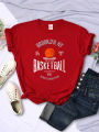 Brooklyn ,Ny Basketball Street Stars Team Tshirt Women Street Soft Short Sleeve Fashion Hip Hop Clothes Oversized T-Shirt Female. 