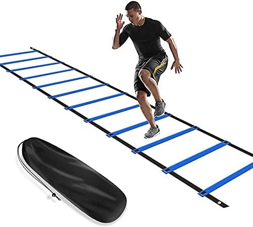 Durable 6 12 18 Rung Agility Ladder for Soccer Football Speed Training Fitness Bodybuilding