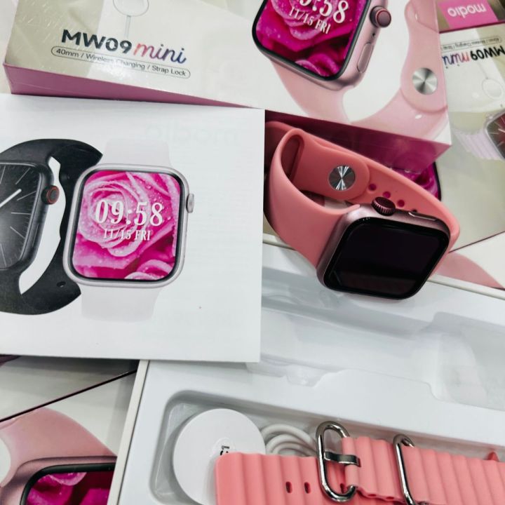 Valentines%20Edition%20Modio%20MW09%2040MM%20Smartwatch%20for%20Girls%20Women%20Ladies%20perfect%20Valentines%20day%20Gift%20Sports%20Tracking%202%20Straps%20Wireless%20Charging%20Smartwatch%20-%20Image%208