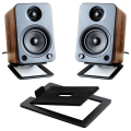 Speaker Support Base is Made for Tabletop Speaker Bottom Stand with Shock Absorption and Enhanced Sound Quality White Easy to Use. 