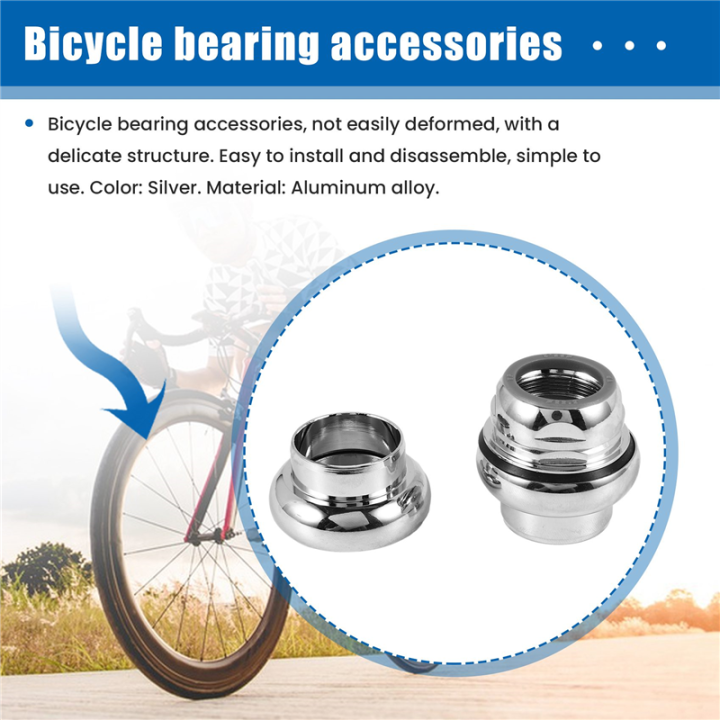 22.2mm%20Bicycle%20Headset%201%20Inch%20Fixed%20Gear%20Racing%20Bike%20Headset%20Bearing%20Fixed%20Gear%20Road%20Bike%20Aluminium%20Alloy%20Headset,Silver%20-%20Image%204