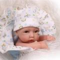 Fashion Hat Blanket Underpants Stocking -11'' Newborn Baby Dolls Blue. 