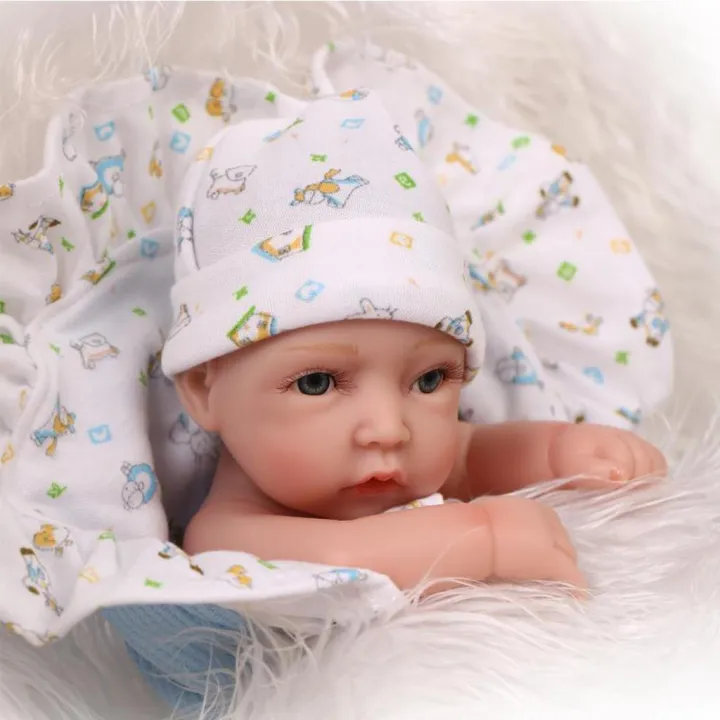 Fashion%20Hat%20Blanket%20Underpants%20Stocking%20-11''%20Newborn%20Baby%20Dolls%20Blue%20-%20Image%204