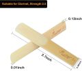 1pc 2/ 2.5/ 3 Reeds Alto Saxophone, Tenor, Clarinet Reed Bamboo Strength 2 2.5 3 Sax Wood Wind Instrument Parts - Light Yellow musical instrument flute Recorder saxaphone clarinet alto reeds 2 1/2 Saxophone reed tenor reed clarinet reed. 