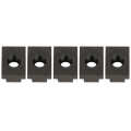 5pcs Black Oxide Finish T Slot Nuts M12 Threads Fit Into T-slots In Machine Tool. 
