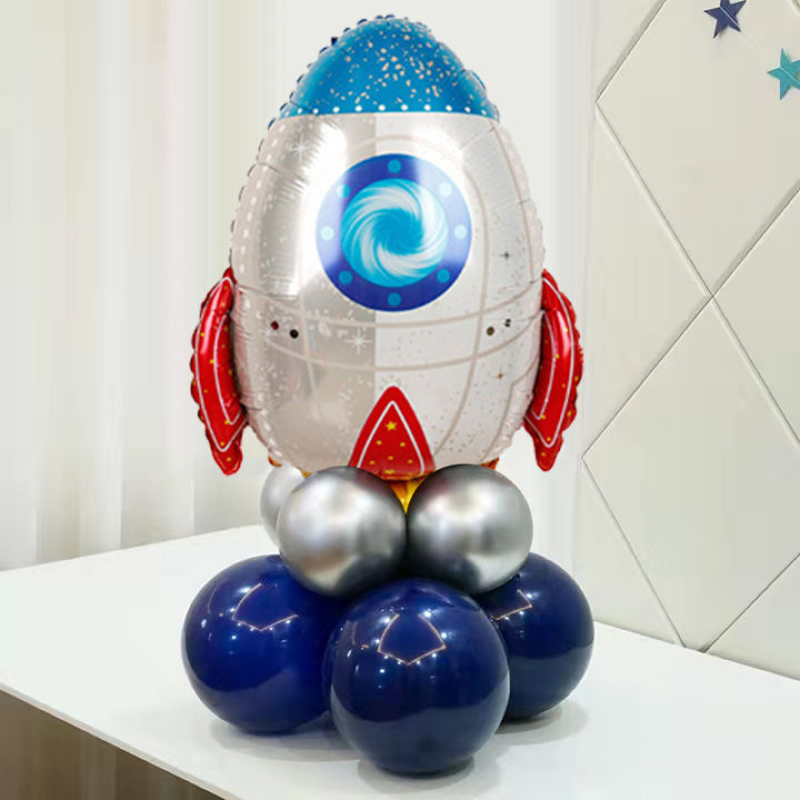 Outer%20Space%20Party%20Decoration%20Astronaut%20Rocket%20Ship%20Foil%20Balloon%20Galaxy/solar%20System%20Theme%20Kids%20Birthday%20Party%20Baby%20Shower%20Decora%20-%20Image%203
