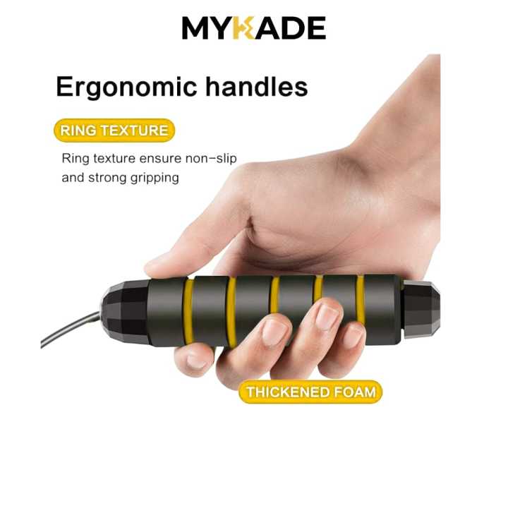 Skipping%20Rope,%20Jumping%20Rope,%20Weighted%20Skipping%20Rope%20with%20Non-slip%20Handle,%20Speed%20Rope%20PVC,%20Adjustable%20Length%20of%209%20Feet,%20Suitable%20for%20Aerobic%20Exercise%20Like%20Speed%20Training,%20Endurance%20Training%20and%20Fitness%20Gym%20-%20Image%203