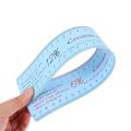 Standard Ruler Plastic Ceramic Shrinkage Scale Ruler Sky-blue 32*3.7cm Clay Sculpture Pottery Tool Ruler 37*5.5cm Clay Ruler For Pottery Lovers. 