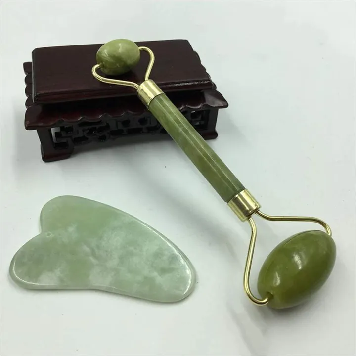 Jade%20Roller%20and%20Gua%20Sha%20set%20Spa%20Grade%20Face%20Massager%20Tool%20100%25%20Authentic%20Stone%20Reduces%20Puffiness%20Wrinkles%20Reveals%20-%20Image%204