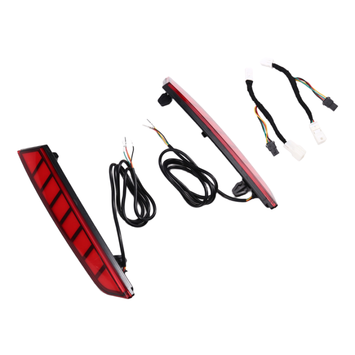 Mini Led Rear Brake Indicators Car LED Tail Brake Reflector Stop Signal Lamp Rear Bumper Warning Light ...