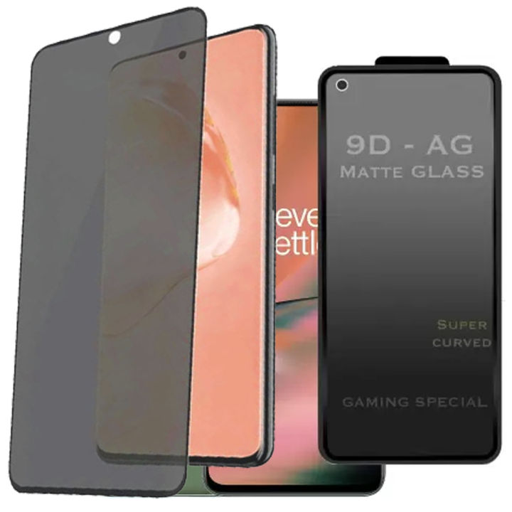 Shopila Matte Screen Gaurd Stylish Full Cover Matte Texture Tempered Glass non Shining Screen Protector Frosted Glass for10R 9RT 5G Ace Nord 2 5G