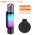 Nextool 12 In 1 Flashlight Home Outdoor Mini Speaker Highlight Telescopic Zoom Music Atmosphere Light For Camping Fishing Alarm. 