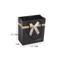 Portable Gift Bag High-Quality Decorative Foldable Handles Convenient Black Books for Birthday Party Wedding New Year Present. 