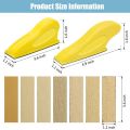 Yellow Hand Sanding Tools for MINI Sander for MINI Sander Kit for Detail Work Finger Sander for Crafts for MINI Sander for Small Projects. 