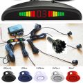 【Blue】 Sensors 22mm Car Parking Sensor Kit Reverse Backup Alert Indicator Probe System 12V Parktronic. 