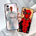 [Etpv] Black anti-hero Deadpool backpack for Xiaomi mi 12 11 Lite 5g NE 10 Pro 9t a2plus 11T 13Ultra 10S 10t silicon phone k40s ☆. 