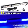 Car LED COB Car Emergency flash Vip light Bar Vehicle Traffic Signal Warning Strobe Light bar 7 Flash Modes 12V Red Blue Amber. 