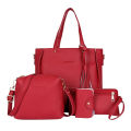 9 Colors Ladies Leather Bag Set 4pcs Shoulder Bag Handbag Messenger Bag Set Lonni. 