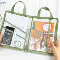 File Folder Bag Portable Handbag Transparent Waterproof Document Organizer Bag for Papers Carrying. 