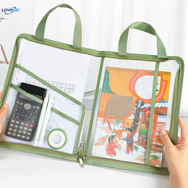 File%20Folder%20Bag%20Portable%20Handbag%20Transparent%20Waterproof%20Document%20Organizer%20Bag%20for%20Papers%20Carrying%20-%20Image%204