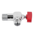 Water Shut Off Valve Strong Water Flow Copper Angle Stop Valve for Kitchen. 