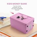 Kqueebee Kids Money , Mini Money Box Gift Safe Case Password with Key Metal Money Box Storage Bedroom Locker Home Ornament. 