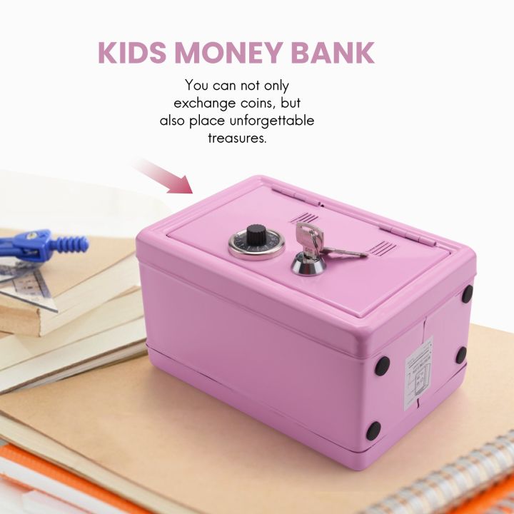 Kqueebee%20Kids%20Money%20,%20Mini%20Money%20Box%20Gift%20Safe%20Case%20Password%20with%20Key%20Metal%20Money%20Box%20Storage%20Bedroom%20Locker%20Home%20Ornament%20-%20Image%202
