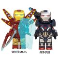 Compatible with New Superhero Avengers Iron Man Thanos War Machine Assembling Minifigures Building Blocks Toy. 