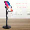 Mobile Phone Holder Stand 360 Rotate for Desktop Facetime Live Streaming High Angle Shoot Video for IPhone Samsung Huawei Xiaomi. 
