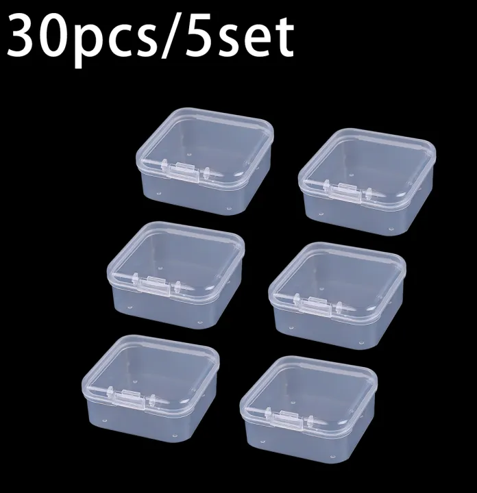 6Pcs/Set%20Mini%20Square%20Boxes%20Transparent%20Plastic%20Jewelry%20Storage%20Case%20Finishing%20Container%20Packaging%20Storage%20Box%20For%20Earrings%20Rings%20-%20Image%209
