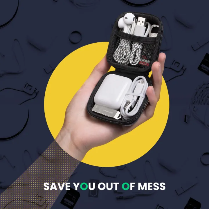 UGREEN%20Earphone%20Case%20Small%20Headphone%20Hard%20Case%20Carrying%20Bag%20Pouch%20with%20Mesk%20Pocket%20and%20Double%20Zipper%20for%20AirPods,%20in-Ear%20Earbuds%20-%20Image%206